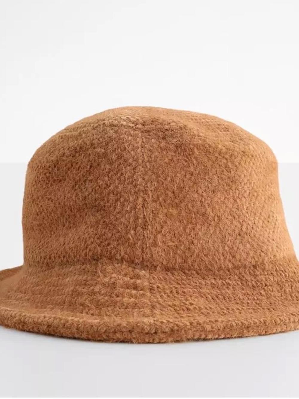 Cozy Rust Brown Fuzzy Bucket Hat - Picture 6 of 6